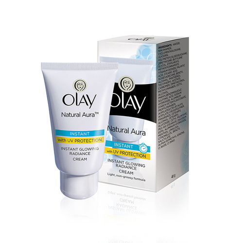Olay Natural Aura Instant Glowing Radiance Cream with UV Protection
(40g)