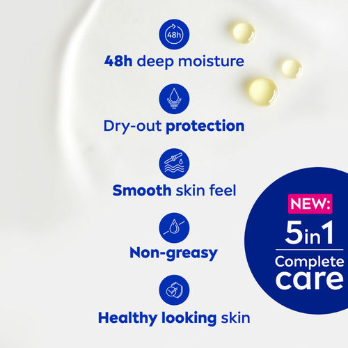 NIVEA Cocoa Nourish BODY LOTION with Cocoa butter & Vit E - 48H deep moisturization (Very Dry skin)
(200ml)