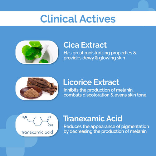 The Derma Co. 2% Cica-glow Face Wash With Tranexamic Acid & Licorice Extract For Glowing Skin
(100ml)