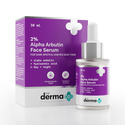 The Derma Co. 2% Alpha Arbutin Serum For Dark Spots & Uneven Skin Tone
(30ml)