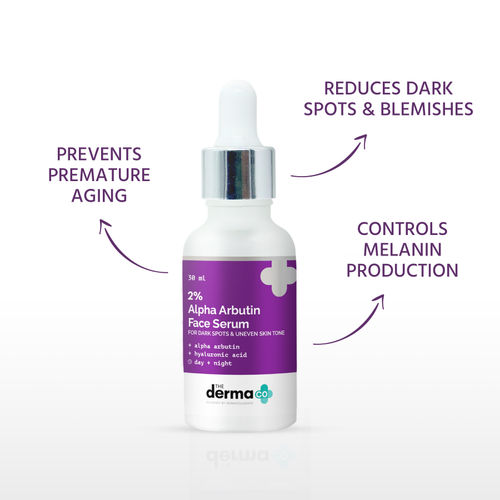 The Derma Co. 2% Alpha Arbutin Serum For Dark Spots & Uneven Skin Tone
(30ml)
