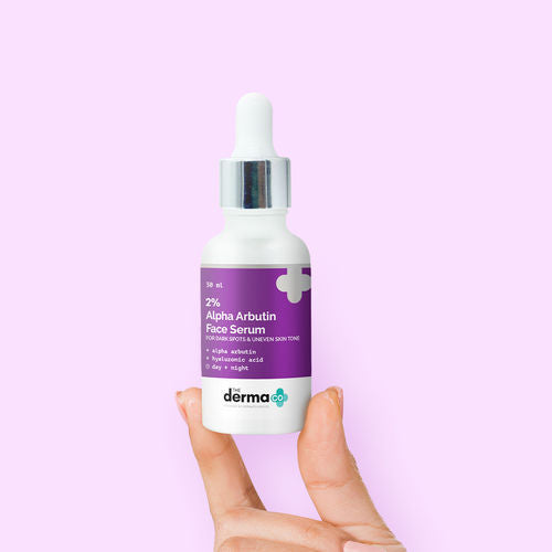 The Derma Co. 2% Alpha Arbutin Serum For Dark Spots & Uneven Skin Tone
(30ml)