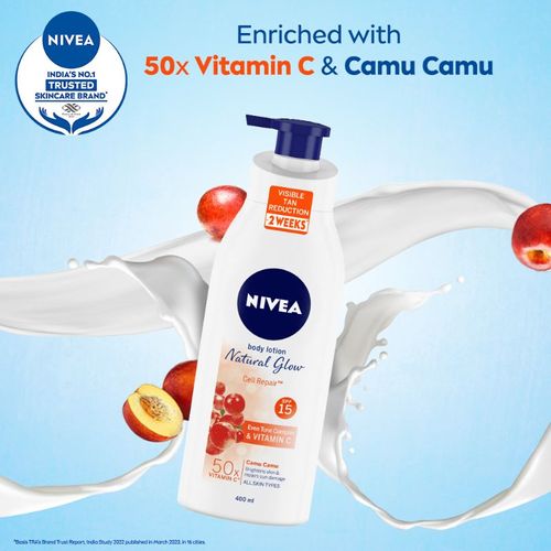 NIVEA 50x Vitamin C BODY LOTION with SPF 15 for Cell repair and Natural glow
(200ml)