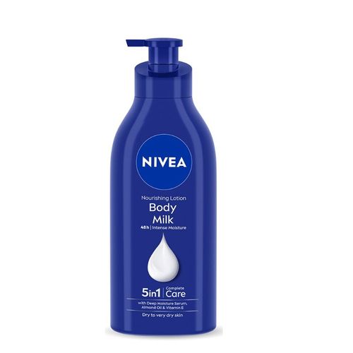 NIVEA Vit E Body Milk Lotion - 5 In 1 Complete Care For 48H Nourished & Smooth Skin (Very Dry Skin)
(600ml)