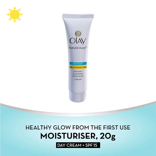 Olay Natural Aura, Vitamin B3, Pro B5, E with UV Protection

(20g)