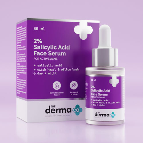 The Derma Co. 2% Salicylic Acid Serum for Face for Active Acne with Witch Hazel
(30ml)