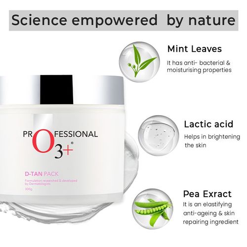 O3+ D-Tan Professional Pack For De Tan
(300g)