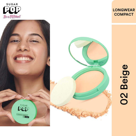 SUGAR POP Longwear Compact - 02 Beige
