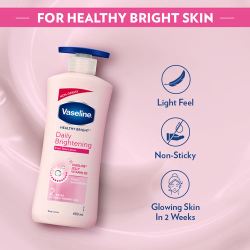 Vaseline Healthy Bright Daily Brightening Body Lotion
(400ml)