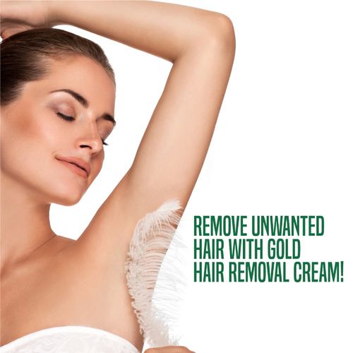 Nature's Essence Hair Removal Cream Gold - For All Skin Types
(50gm)