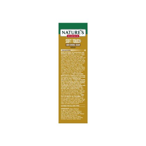 Nature's Essence Hair Removal Cream Gold - For All Skin Types
(50gm)