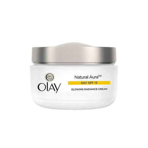 Olay Natural Aura Day Cream ,Vitamin B3, Pro B5, E and SPF 15
(50g)