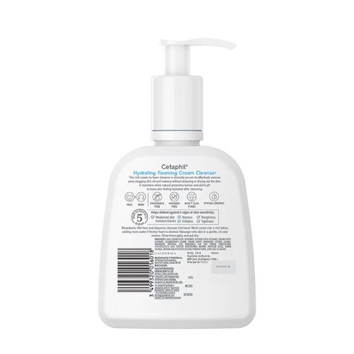 Cetaphil Hydrating Foaming Cream Cleanser
(236ml)