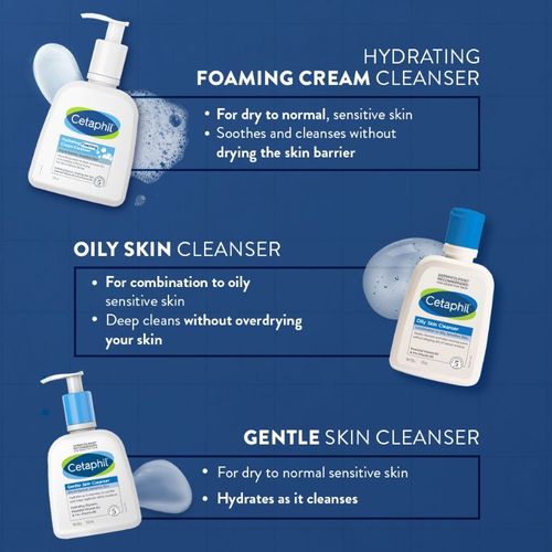 Cetaphil Hydrating Foaming Cream Cleanser
(236ml)