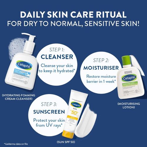 Cetaphil Hydrating Foaming Cream Cleanser
(236ml)
