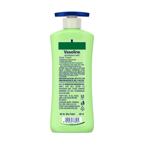 Vaseline Intensive Care Aloe Fresh Body Lotion
(400ml)