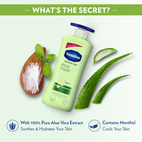 Vaseline Intensive Care Aloe Fresh Body Lotion
(400ml)
