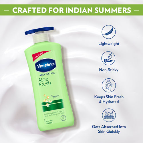 Vaseline Intensive Care Aloe Fresh Body Lotion
(400ml)