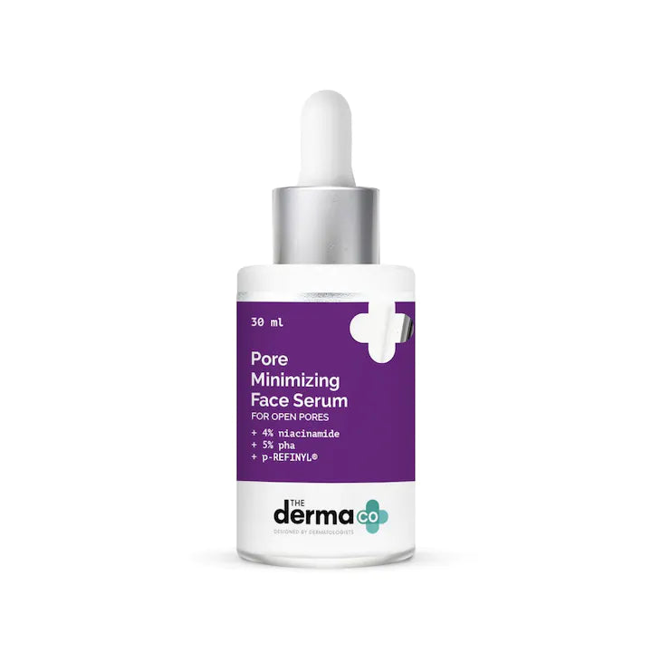 The Derma Co Pore Minimizing Face Serum with 4% Niacinamide, 5% PHA and p-REFINYL® - 30 ml