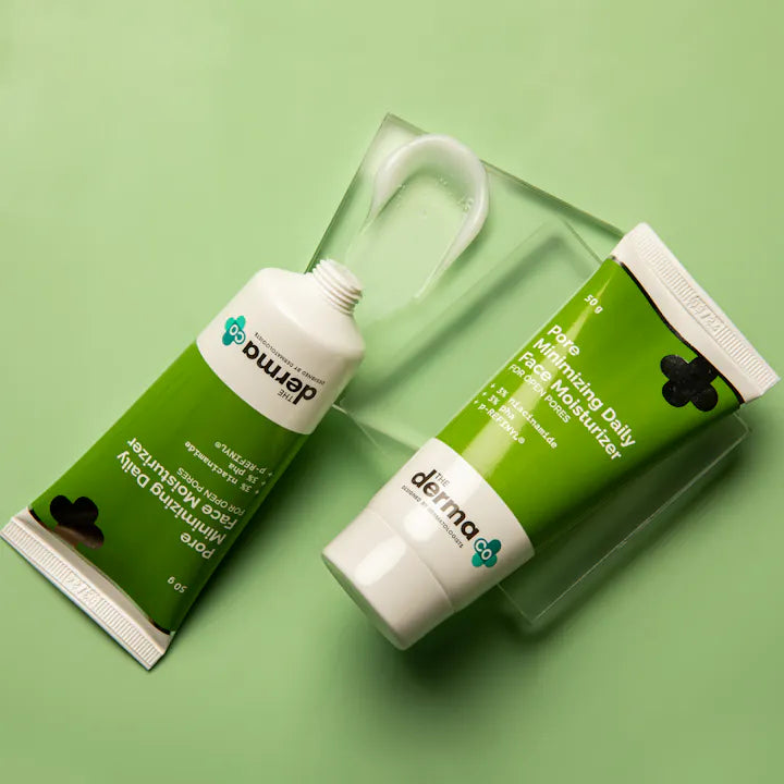 The Derma Co Pore Minimizing Daily Face Moisturizer with 3% Niacinamide 3% PHA and p-REFINYL® - 50 g