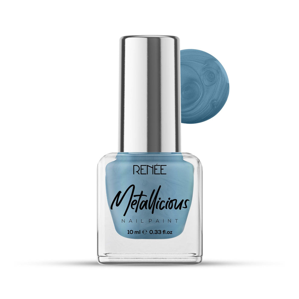 RENEE Metallicious Nail Paint (11 Mermaid Aqua)