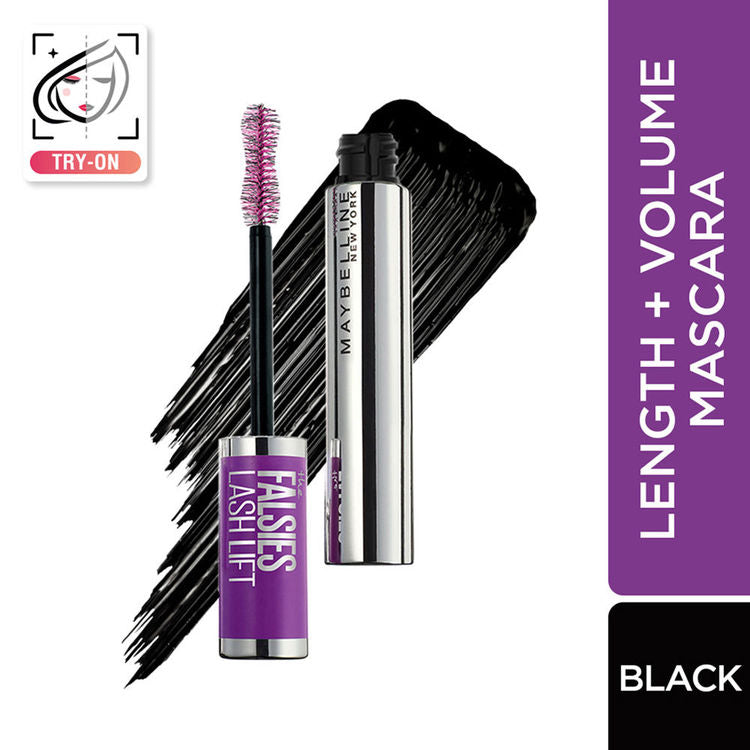 Maybelline Falsies Lash Lift Mascara, Instant Lash Lift Look Mascara (Very Black)