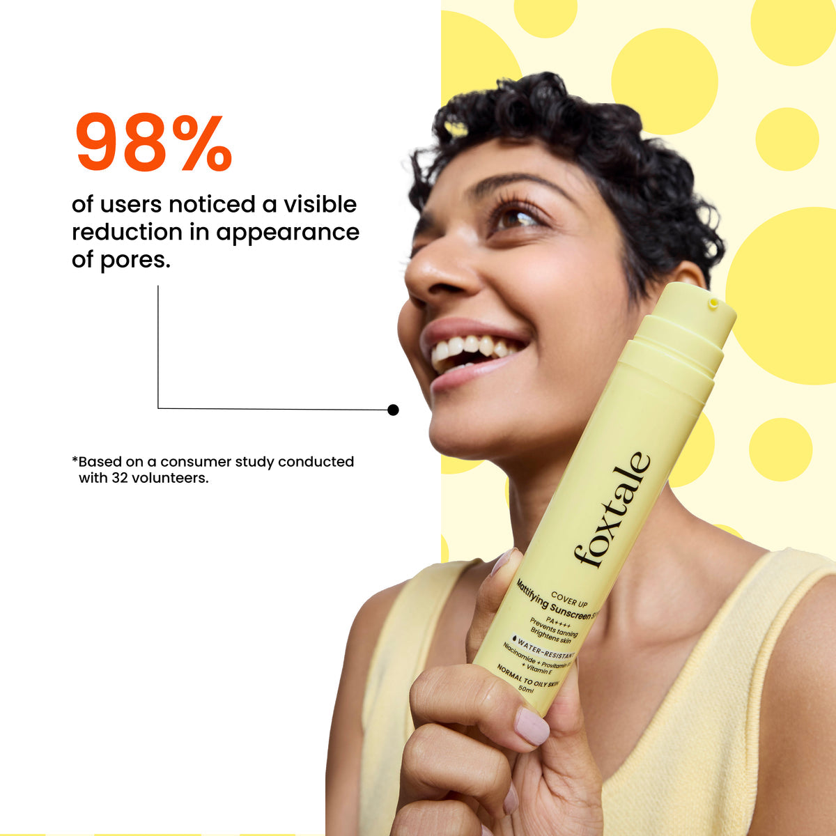 Foxtale SPF 70 Matte Finish Sunscreen