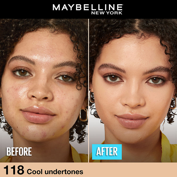 Maybelline Fit Me Matte+Poreless 16H Oil Control Foundation With SPF 22 PA++ (118 Light Beige)(30ml)