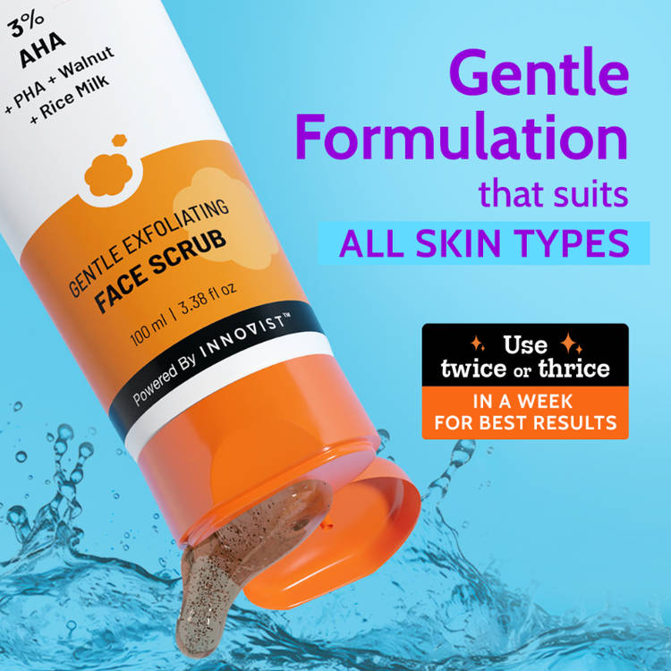 Chemist at Play 3% AHA Gentle Exfoliating Face Scrub For Dead Skin & Blackheads (100ml)