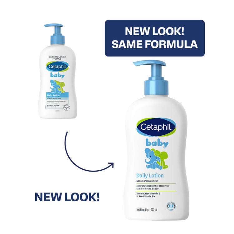 Cetaphil Baby Daily Lotion With Shea Butter Vitamin E & Pro Vitamin B5
(400ml)