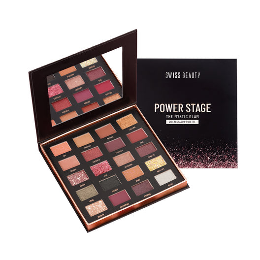 Swiss Beauty Power Stage Eyeshadow Palette 01(Mystic Glam)