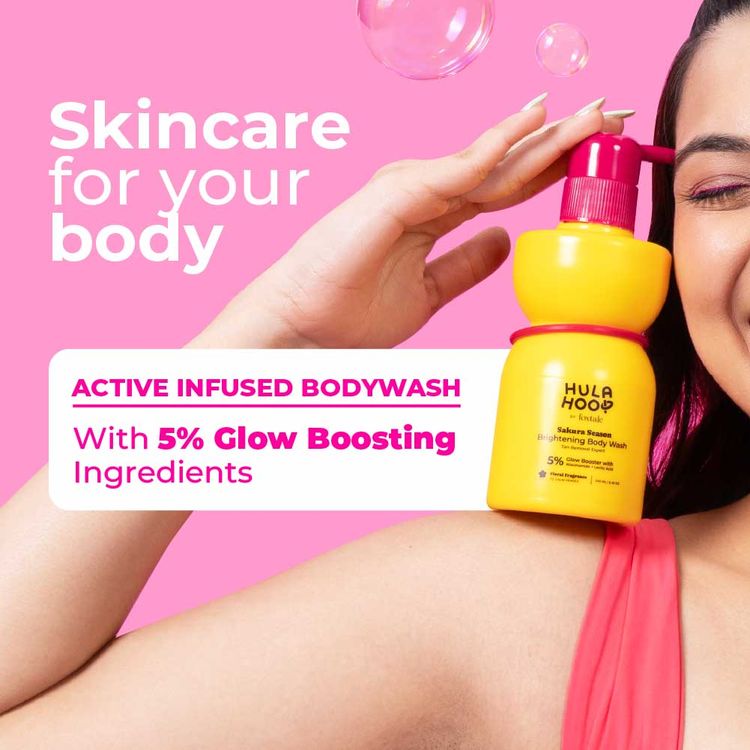 Foxtale Hula Hoop Brightening Body Wash by Foxtale , Exfoliates & Reduces Tan
(250ml)