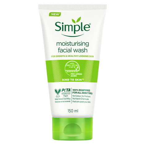 Simple Kind To Skin Moisturising Face Wash (150 ml)
