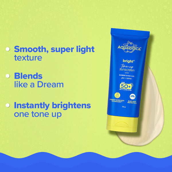 Aqualogica Bright+ Tone Up Sunscreen 50g