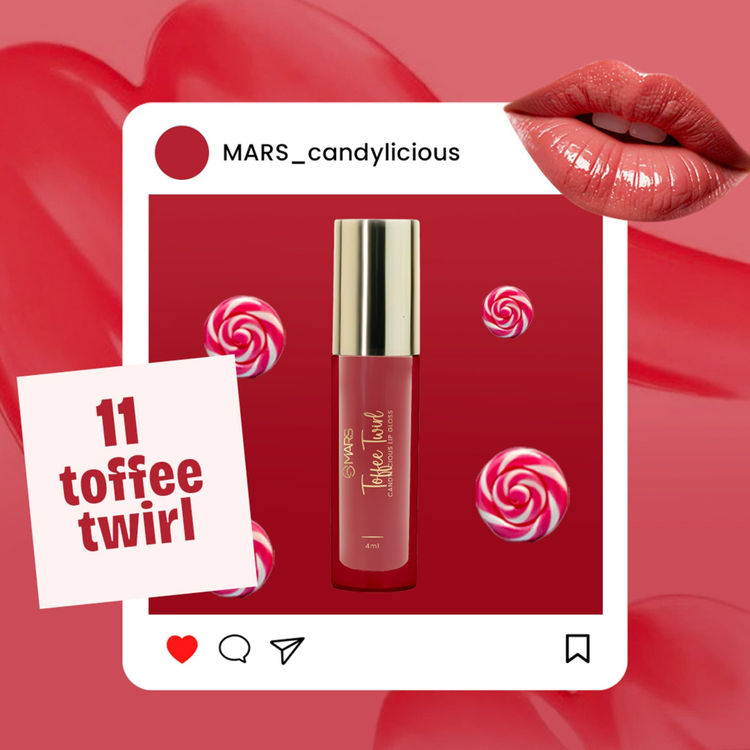 MARS Candylicious Lip Gloss (11-TOFFEE TWIRL)