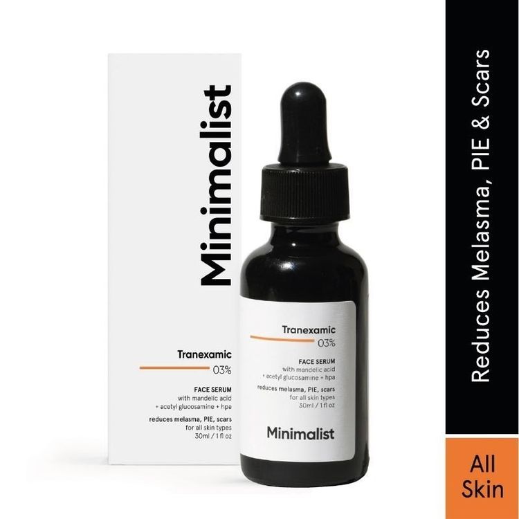 Minimalist 3% Tranexamic Acid Face Serum For Melasma- Acne Scars- Hyperpigmentation Or Erythema (PIH/PIE)
(30ml)