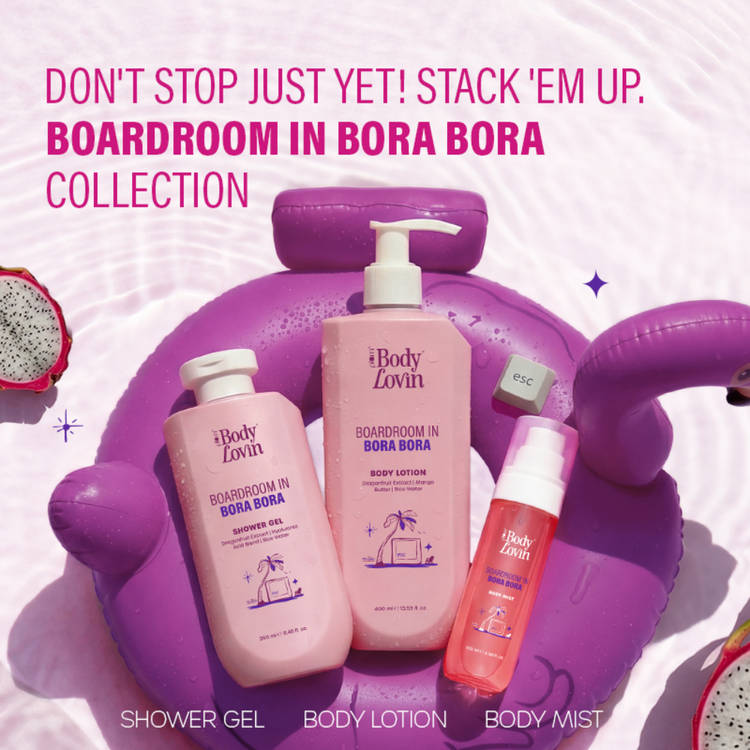 Plum BodyLovin’ Boardroom In Bora Bora Body Lotion, Hydrating, Brightening Sweet Tropical Fragrance (400ml)