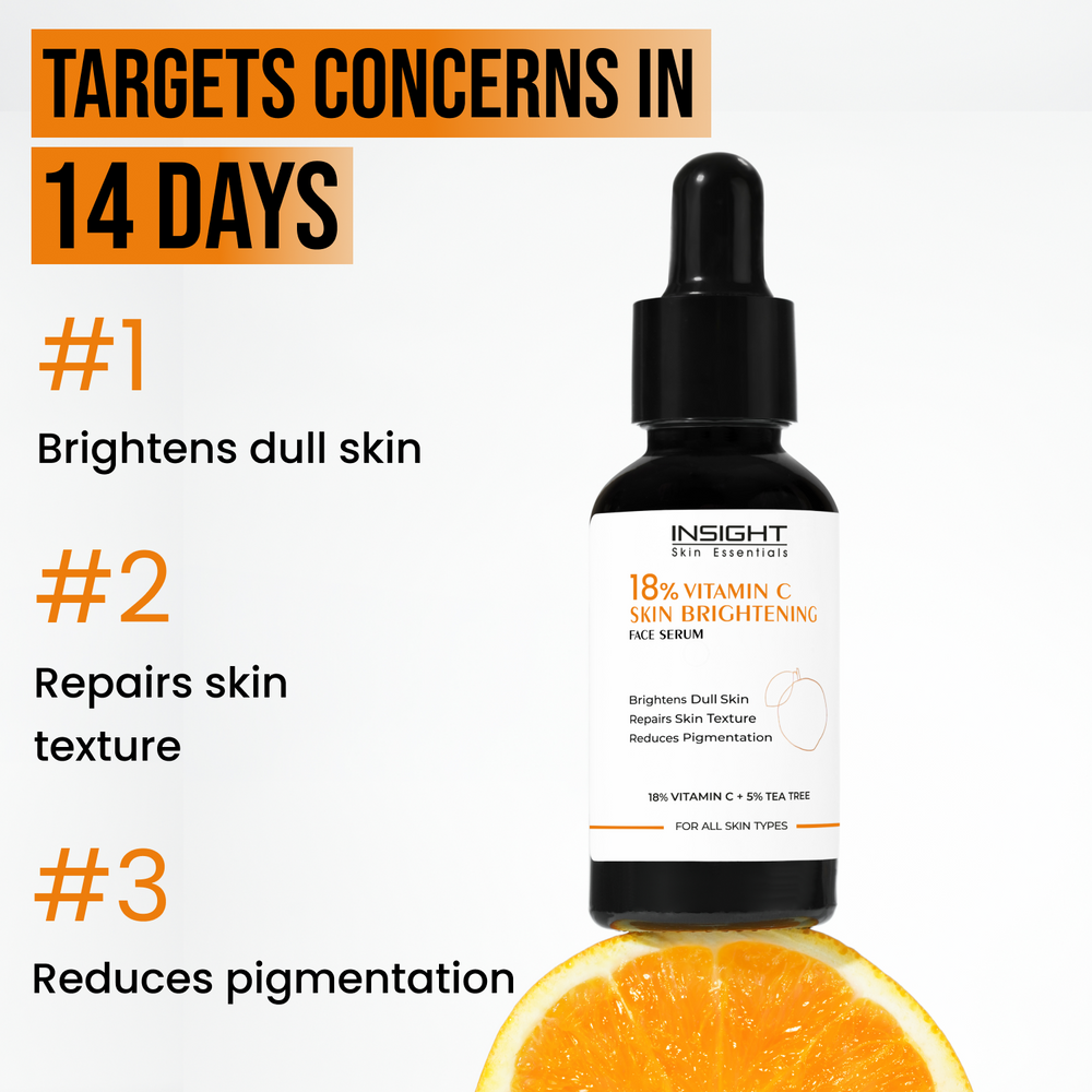 Insight cosmetics 18% Vitamin C Skin Brightening Face Serum