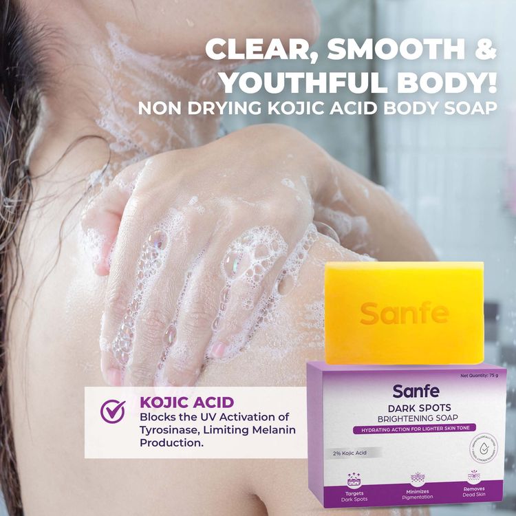 Sanfe Dark Spots Brightening Body Soap
(75 g)