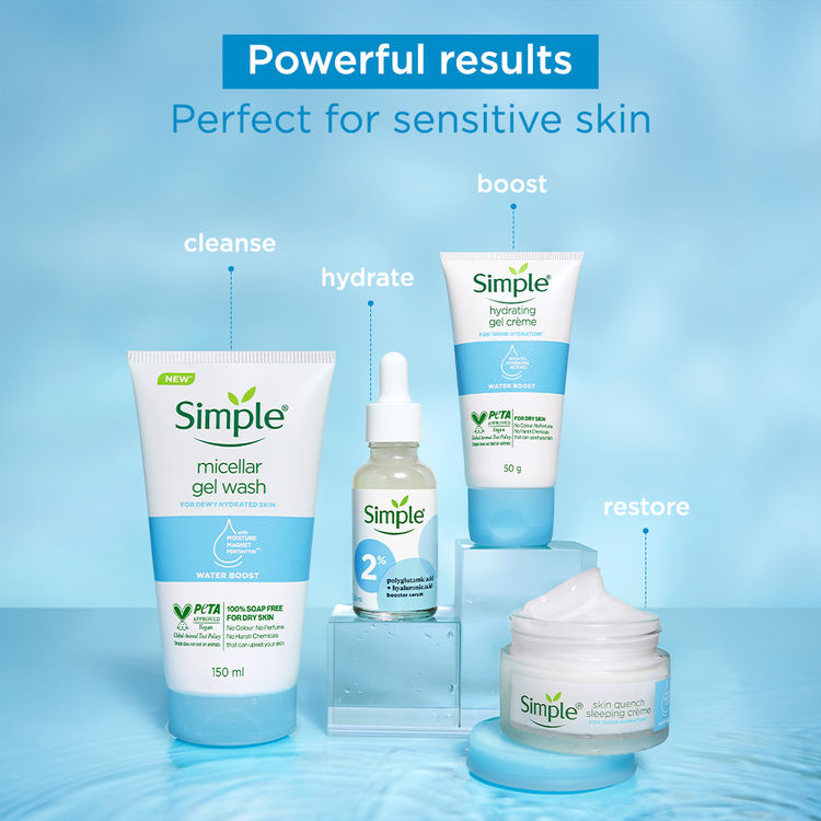 SimpleWater Boost Hydrating Gel Creme 100 HR Hydration (50 g)