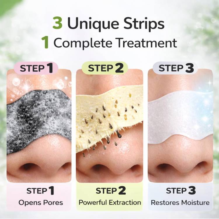 Sanfe Deepdetox 3-In-1 Nose Strips For Blackhead Removal (3pcs)