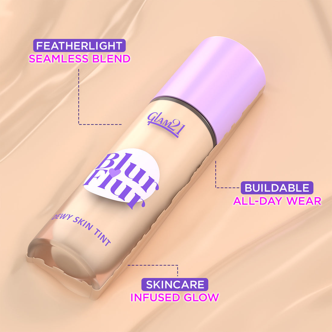 Glam21 Blur Flur Dewy Skin Tint (01 Porcelain)