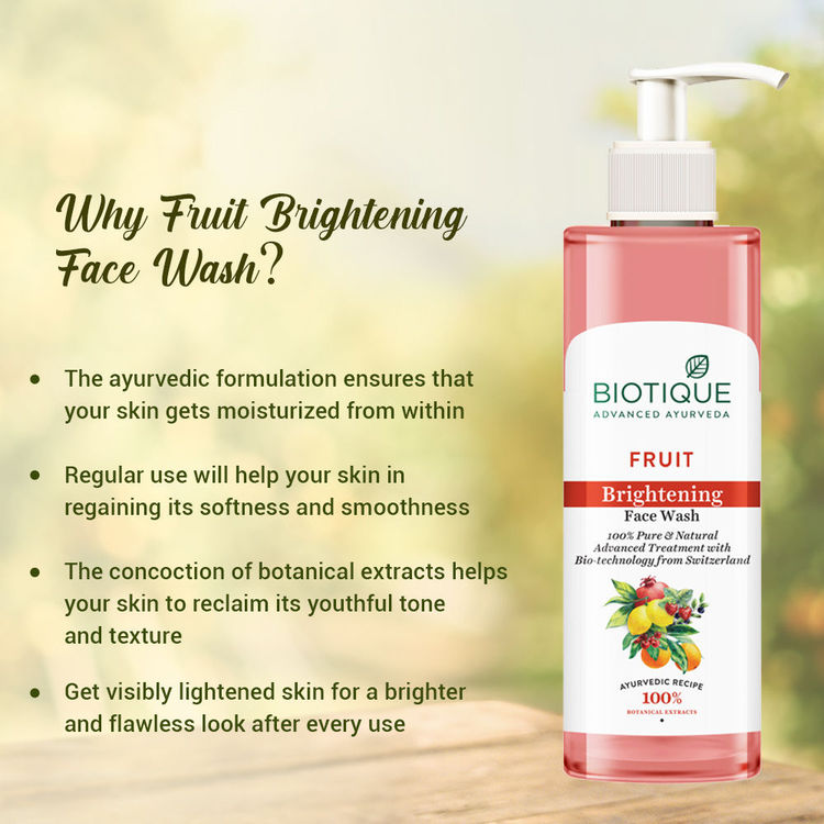 BiotiqueFruit Brightening Face Wash (200 ml)