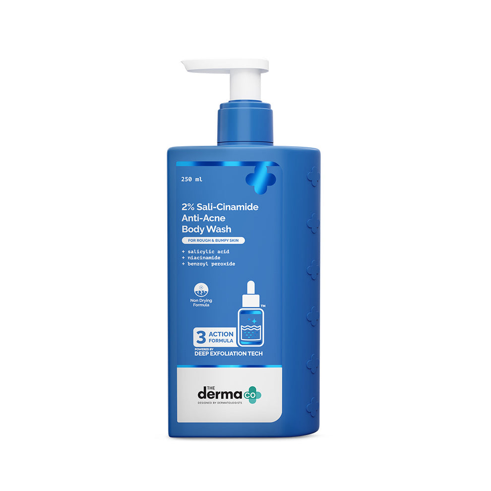 The Derma Co 2% Sali-Cinamide Anti-Acne Body Wash - 250 ml