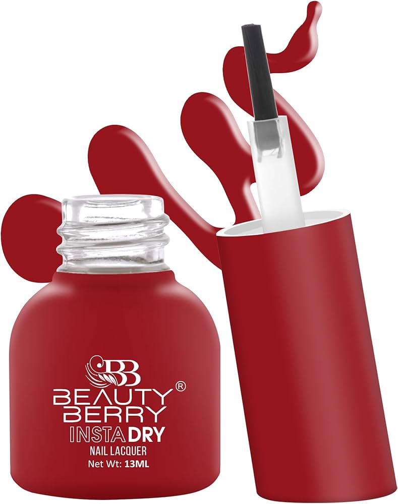 Beauty Berry Insta Dry Nail Lacquer (LADY IN RED-62)