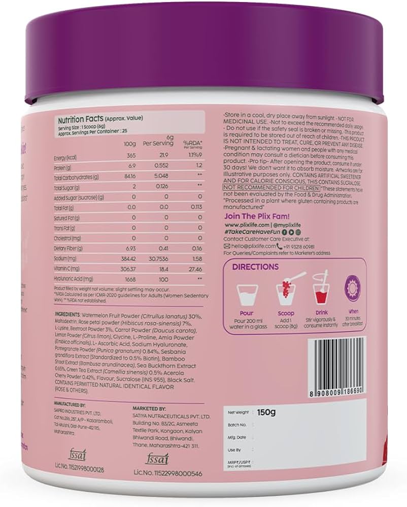 Plix Collagen Booster Powder to Support Healthy Skin (25days)