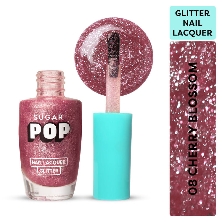 SUGAR POP Glitter Nail Lacquer (08 Cherry Blossom)