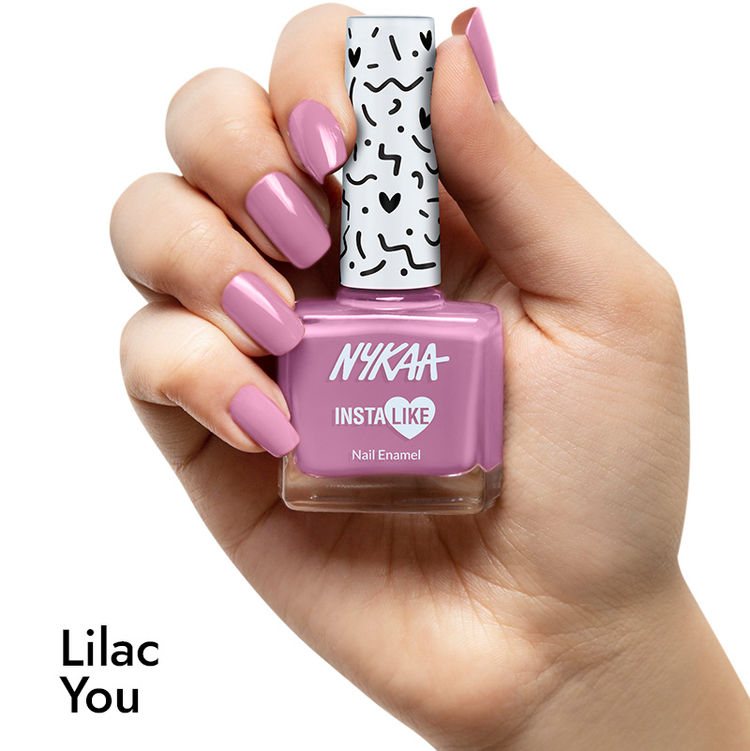 Nykaa InstaLike Long Lasting Nail Enamel - Lilac You 479
(9ml)