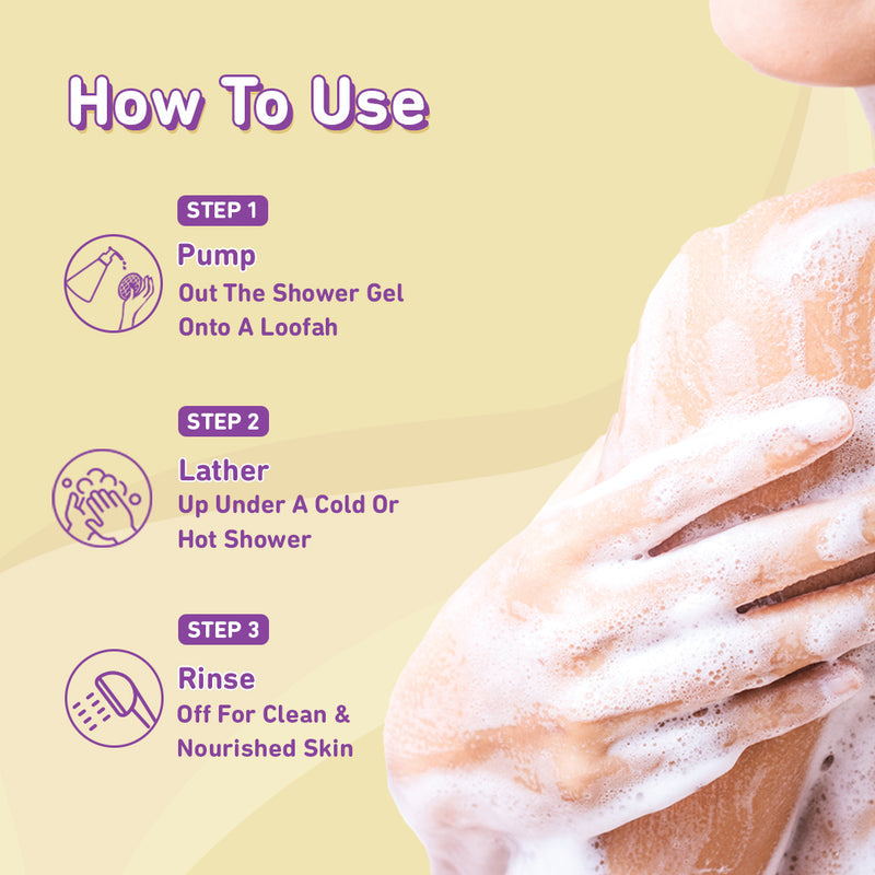 Plum Vanilla Vibes Body Wash (240ml)
