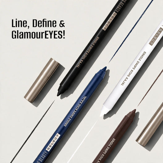 Swiss Beauty Select Single Swipe Kohl Kajal / 02 Topaz Blue